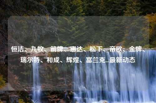 恒洁、九牧、箭牌、惠达、松下、帝欧、金牌、瑞尔特、和成、辉煌、富兰克...最新动态