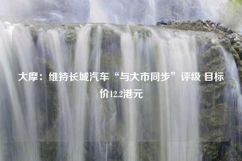 大摩：维持长城汽车“与大市同步”评级 目标价12.2港元