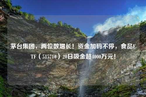 茅台集团，两位数增长！资金加码不停，食品ETF（515710）20日吸金超4000万元！