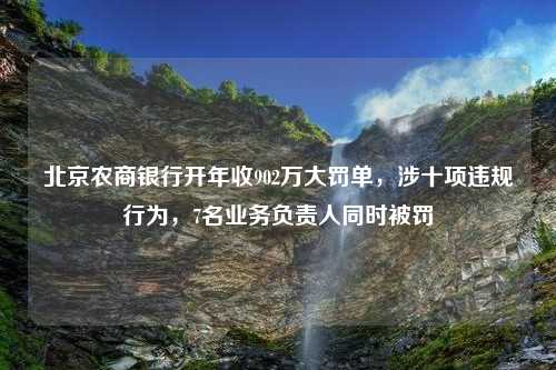 北京农商银行开年收902万大罚单，涉十项违规行为，7名业务负责人同时被罚