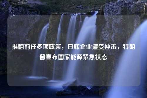 推翻前任多项政策，日韩企业遭受冲击，特朗普宣布国家能源紧急状态