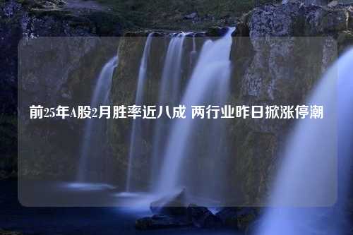 前25年A股2月胜率近八成 两行业昨日掀涨停潮