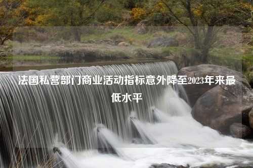 法国私营部门商业活动指标意外降至2023年来最低水平