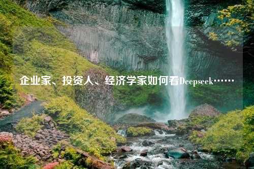 企业家、投资人、经济学家如何看Deepseek……